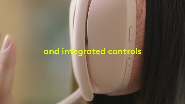 Logitech Zone Vibe 100 Lightweight Wireless Over Ear Headphones with Noise Canceling Microphone, Advanced Multipoint Bluetooth Headset, Works with Teams, Google Meet, Zoom, Mac/PC - Graphite