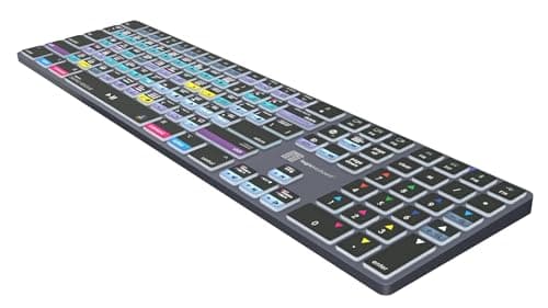 Logickeyboard Wireless Backlit 'Titan' Designed for Editing in Blackmagic's Davinci Resolve • p/n LKB-RESB-TM-US
