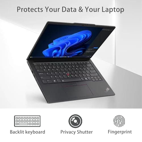 Lenovo ThinkPad E14 Gen 6 Business Laptop, 14" FHD+ Display, AMD Ryzen 7 7735U, 64GB DDR5 RAM, 1TB SSD, Fingerprint, Backlit, Wi-Fi 6, Windows 11 Pro, Bundle with Targus USB-C 100W Docking Station