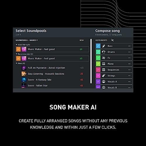 MAGIX Music Maker 2024 Premium — Music Made Easy | Audio Software | Music Production Software | Windows 10/11 [PC Online code]