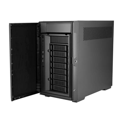 SilverStone Technology CS382 8-Bay SAS-12G / SATA-6G Hot-swappable High Performance Micro-ATX NAS Chassis, SST-CS382