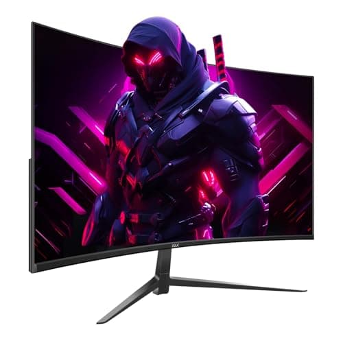 ZZA 27" Curved Gaming Monitor, Support 240Hz，Up to 280Hz, FHD 1920x1080, Three Narrow bezels,Computer Monitor FreeSync Premium - Ultimate Gaming Experience