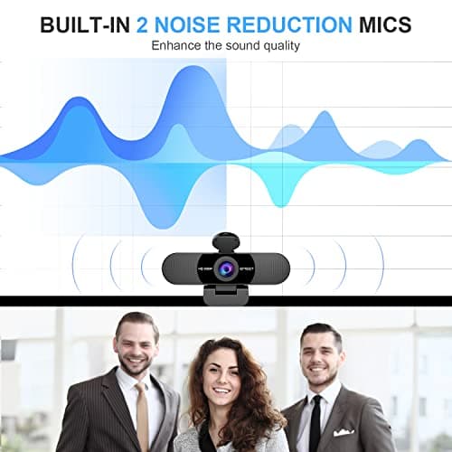 EMEET 1080P Webcam with Microphone, C960 Web Camera, 2 Mics Streaming Webcam, 90°FOV Computer Camera, Plug and Play USB Web Cam for Online Calling/Conferencing, Zoom/Teams/Facetime/YouTube, Laptop/PC
