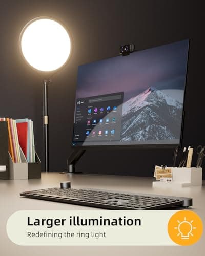 10.5" Ring Light with Stand and Phone Holder - 72" Tripod for iPhone with Light, Professional Led Ringlight for Video Recording/Make up/Streaming, Full Screen Light Ring for YouTube, Tiktok (Black)
