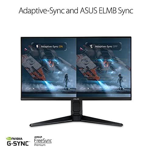 ASUS TUF Gaming 28” 4K 144HZ DSC HDMI 2.1, Monitor (VG28UQL1A) - UHD (3840 x 2160), Fast IPS, 1ms, Extreme Low Motion Blur Sync, G-SYNC Compatible, FreeSync Premium, Eye Care, DCI-P3 90%,BLACK