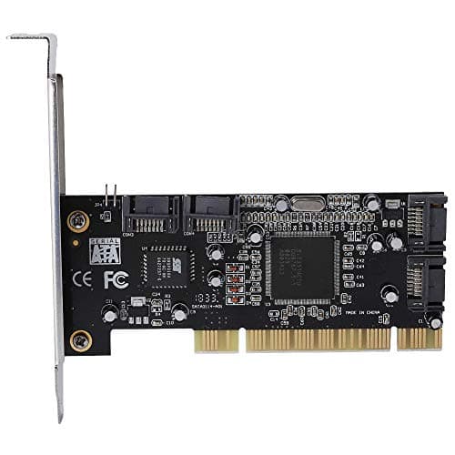 EBTOOLS PCI to 4 Port SATA RAID Card, 1.5Gbps Sil3114 Computer Internal Chipset RAID Controller Card, Support for 98SE/Me/2000/XP/NT 64 bit/Vista/Linux/Netware OS