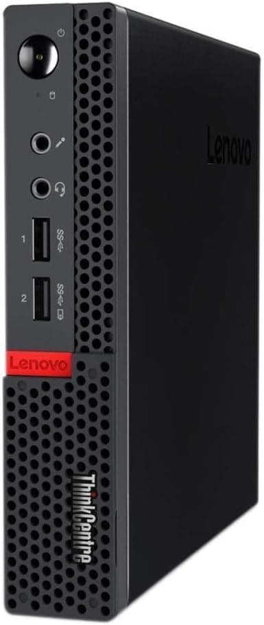Lenovo ThinkCentre M910Q Tiny Desktop Computer, Intel Core i7-6700T Upto 3.6GHz, 32GB RAM, 1TB NVMe SSD, 4K 3-Monitor Support DisplayPort, HDMI, AC Wi-Fi, Bluetooth - Windows 10 Pro (Renewed)