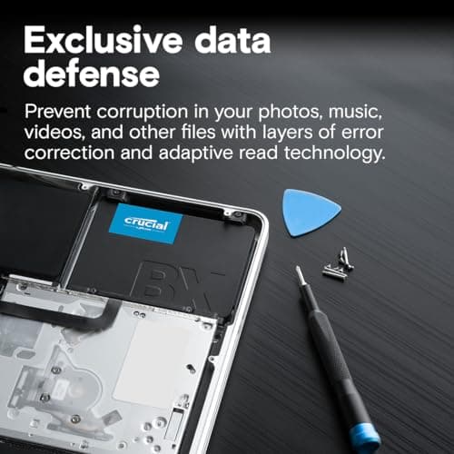 Crucial BX500 480GB 3D NAND SATA 2.5-Inch Internal SSD, up to 540MB/s - CT480BX500SSD1