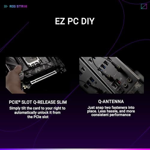 ASUS ROG STRIX B860-I GAMING WIFI B860 LGA 1851 mITX Mini-ITX motherboard, Intel® Core™ Ultra Series 2 Ready, Advanced AI ready, 10+1+2+1 stage, DDR5, 2.5G LAN, WiFi7, M.2, Thunderbolt™ 4, USB Type-C®