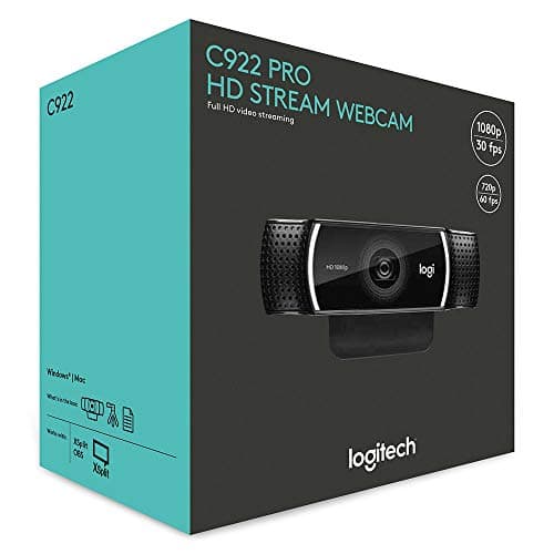 Logitech C922 Pro Stream Webcam 1080P Camera