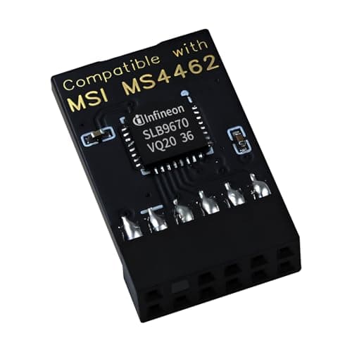 TPM 2.0 12Pin Module Chip for MSI Motherboards, Secure Boot and Data Protection for Windows 11/10