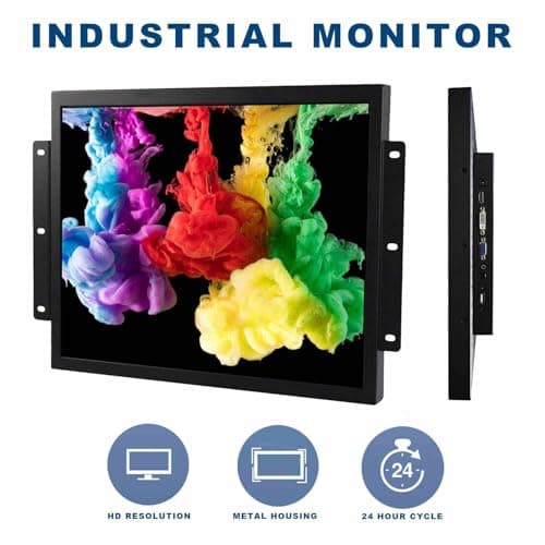 VSDISPLAY 17 Inch 1280x1024 LCD Monitor 1000Nits High Brightness with/DVI/VGA Interfaces for Outdoor Industrail Display
