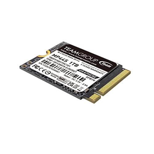 TEAMGROUP MP44S SSD 1TB SLC Cache Gen 4x4 M.2 2230 PCIe 4.0 NVMe Steam Deck ASUS ROG Ally Mini PCs R/W Speed up to 5000/3500 MB/s TM5FF3001T0C101