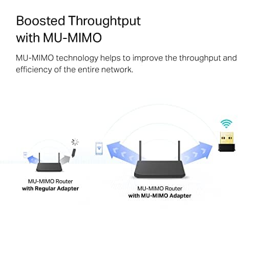 TP-Link Nano USB WiFi Adapter for PC(Archer T3U Nano)-AC1300 2.4G/5G Dual-Band Wireless Network Transceiver Adapter for Desktop PC, Travel Size, Supports Windows 11,10, 8.1, 8, 7 / up to Mac OS 10.15