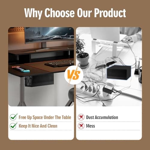 Frejia Adjustable Under Desk PC,NAS Mount Bracket Holder,Compatible with Desktop NAS,UPS,CPU,Small Form Factor Desktop Tower,Xbox Seriesx,OptiPlex7000/7010,Height 4.2-8IN