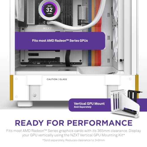 NZXT H5 Flow Starfield | Compact ATX Mid-Tower PC Gaming Case | High Airflow Perforated Front Panel | Tempered Glass Side Panel | Cable Management | 2 x 120mm Fans Included | 280mm Radiator Support