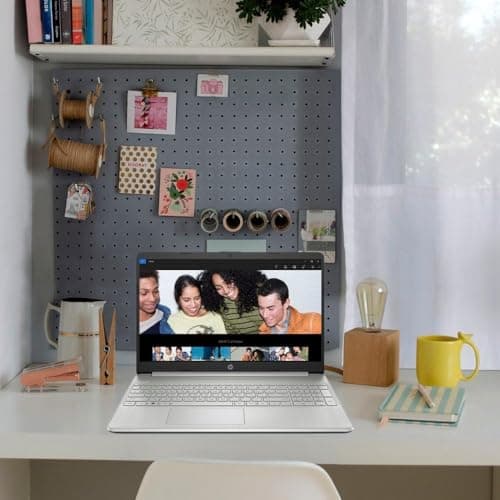 HP 2023 Laptop, 15.6" Touchscreen Display, Intel Core i3-1115G4 Processor(Beat i5-1035G4), 8GB RAM, 256GB SSD, WiFi, Bluetooth, Numeric Keypad, Windows 11 Home in S Mode, Silver