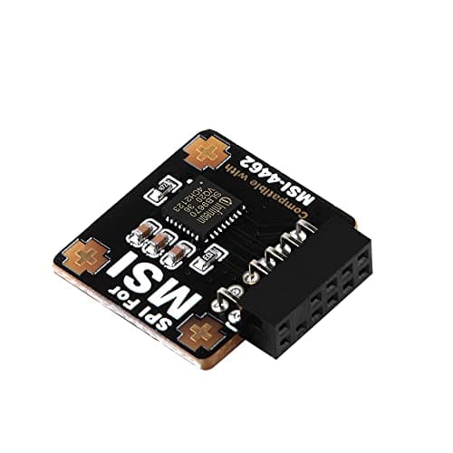 TPM2.0 Module TPM SPI 12Pin Module with infineon SLB 9670 for MSI Motherboard Compatible with TPM2.0(MS-4462)