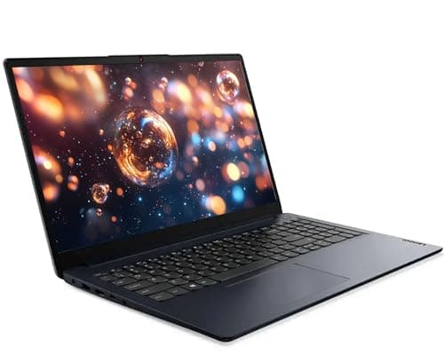 Lenovo IdeaPad Laptop with Microsoft Office and 1TB Cloud Storage (1-Year)| 15.6 inch HD Computer| 16GB RAM| 128GB eMMC & 128GB Portable SSD| Intel 2-Core CPU| Webcam| AI-Powered Windows 11| LE Bundle