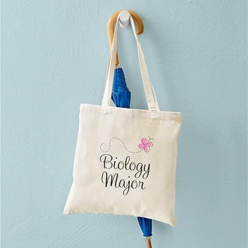 CafePress Cute Biology Major Tote Bag Natural Canvas Tote Bag, Reusable Shopping Bag
