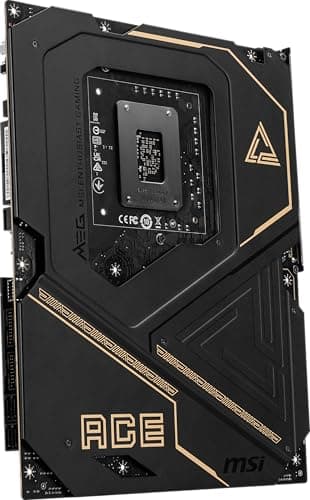msi MEG Z890 ACE Gaming Motherboard (Support Core Ultra Series 2 Intel Processors, LGA 1851, DDR5, PCIe 5.0, M.2, SATA, 10Gbps LAN, USB Type-C, Wi-Fi 7, Bluetooth 5.4, Thunderbolt 4, ATX)