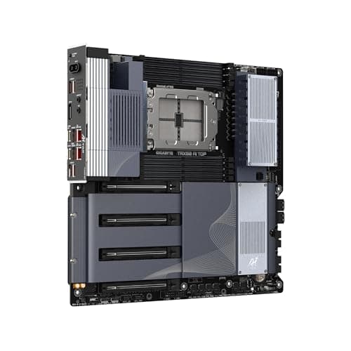 GIGABYTE TRX50 AI TOP sTR5 AMD TRX50 EATX Motherboard - DDR5, PCIe 5.0 M.2, PCIe 5.0, USB4 Type-C, Wi-Fi 7, Marvell 10GbE