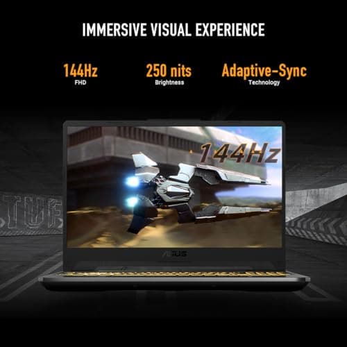 ASUS TUF Gaming A15 Gaming Laptop, 15.6” FHD 144Hz Display, NVIDIA® GeForce RTX™ 3050, AMD Ryzen™ 5 7535HS, 8GB DDR5, 512GB PCIe® Gen4 NVMe™ SSD, Wi-Fi 6, Windows 11, FA506NC-ES51