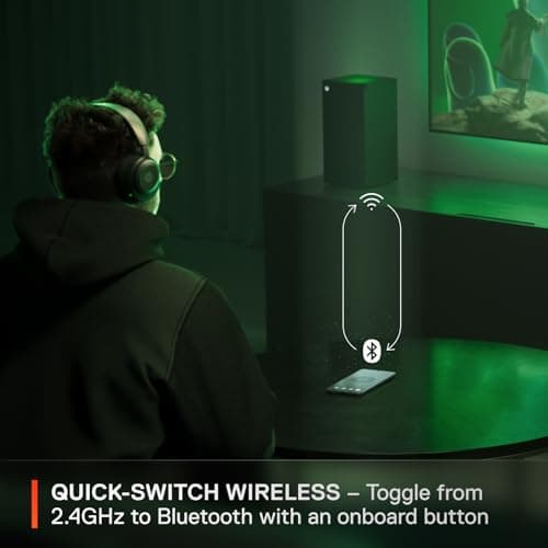 SteelSeries Arctis Nova 5X Wireless Multi-System Gaming Headset — Neodymium Magnetic Drivers — 100+ Audio Presets — 60 HR Battery — 2.4GHz or BT — ClearCast Gen2.X Mic — Xbox, PC, PS, Switch, Mobile