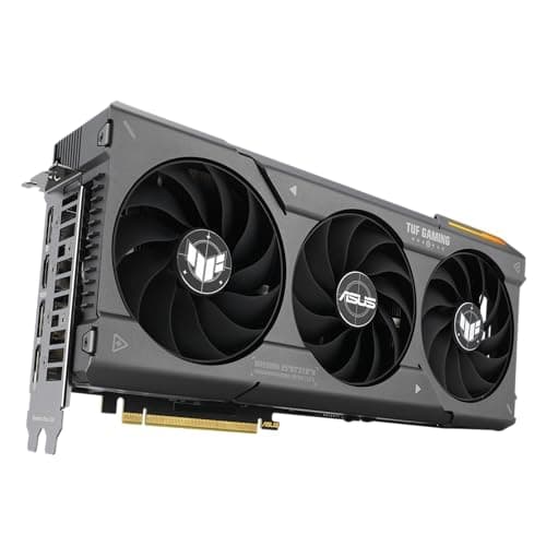 ASUS TUF Gaming Radeon™ RX 7600 XT OC Edition 16GB GDDR6 Graphics Card (AMD RDNA™ 3, PCIe 4.0, HDMI 2.1, DisplayPort 2.1, Axial-tech Fan Design, Auto-Extreme Technology, GPU Tweak III, and More)