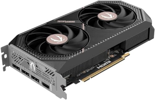 ZOTAC Gaming GeForce RTX 5060 Ti 16GB AMP DLSS 4 16GB GDDR7 128-bit 28 Gbps PCIE 5.0 Gaming Graphics Card, IceStorm 2.0 Cooling, White LED Lighting, ZT-B50620F-10M