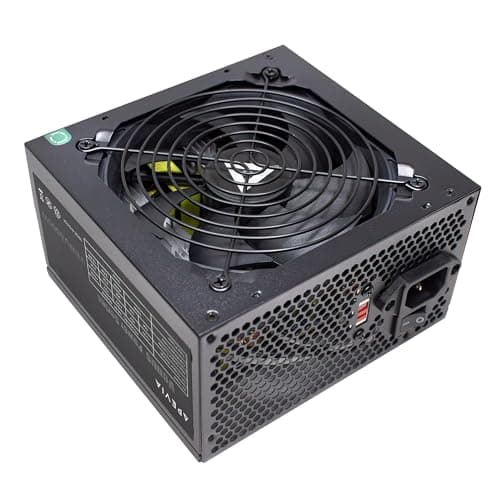 APEVIA VENUS500W Venus 500W ATX Power Supply with Auto-Thermally Controlled 120mm Fan, 115/230V Switch, All Protections