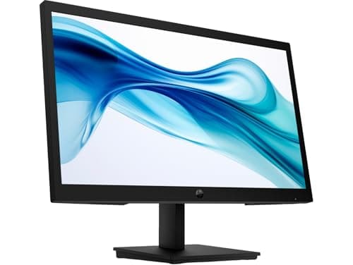 HP 22" Series 3 Pro 322pv FHD Monitor with 5 ms Response Time, Anti-Glare, Flicker Free, VESA Mount (100x100mm), HDMI, VGA & Dockztorm USB Port Expander, Black (9U5A2AA#ABA) (2025 Latest Model)