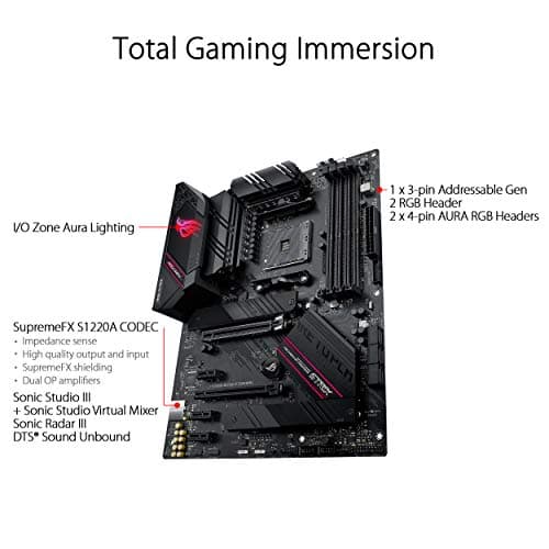 ASUS ROG Strix B550-F Gaming Motherboard, AMD AM4 Zen 3 Ryzen 5000