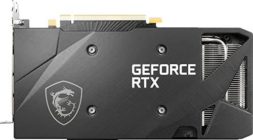 MSI Gaming GeForce RTX 3060 8GB GDRR6 128-Bit HDMI/DP PCIe 4 Torx Twin Fan Ampere OC Graphics Card (RTX 3060 Ventus 2X 8G OC) (Renewed)