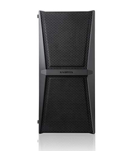 RAIJINTEK SILENOS MS PRO, PC Case ATX Tower with Mesh at Front and Tempered Glass (4.0mm) Side Panel, Comes with Pre-Installed 2pcs 200mm ARGB Fans at Front and 1pcs 120mm ARGB Fan at Rear.