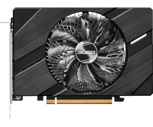 ASRock Intel ARC A380 Challenger ITX 6GB OC GDDR6 96-bit DisplayPort HDMI 0dB Silent Cooling 2250 MHz 7680 x 4320 PCI Express4.0 Graphics Card 500W