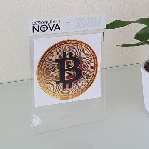Crypto Mining Bull Trading Bitcoin Money Sticker – Cryptocurrency Enthusiast Car Bumper & Window Sticker Laptop Skateboard Luggage Sticker for Truck Hardhat Stickers for Men and Woman 4.5" so38