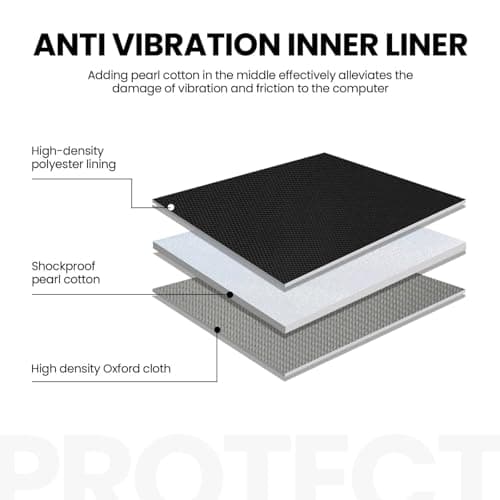 Chemistry Lab Laptop Case Sleeve 14 inch Shockproof Protective Notebook Case Travel Laptop Bag with Handle Waterproof Computer Cover Briefcase Handbags for Men Women