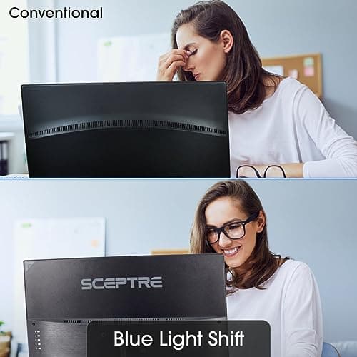 Sceptre New 24.5-inch Gaming Monitor 240Hz 1ms DisplayPort x2 HDMI x2 100% sRGB AMD FreeSync Premium Build-in Speakers, Machine Black 2024 (E255B-FWD240 Series)