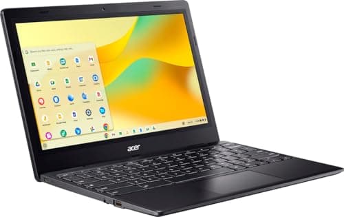 acer 311 Chromebook Laptop for 2025 Student Business, Dual-Core Intel N4500 Processor,11.6" HD Display, 4GB RAM, 192GB (64GB eMMC+128GB Card), Webcam WiFi, Long Battery, Chrome OS +MarxsolAccessory