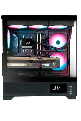 ZOTAC MEK AI-Enhanced Gaming PC Desktop Computer - NVIDIA GeForce RTX 5090, AMD Ryzen 7 9700X 5.5GHz, 32GB DDR5 RGB, 2TB NVME M.2 SSD, 1300W 80+ Gold PSU, WiFi 7, Windows 11