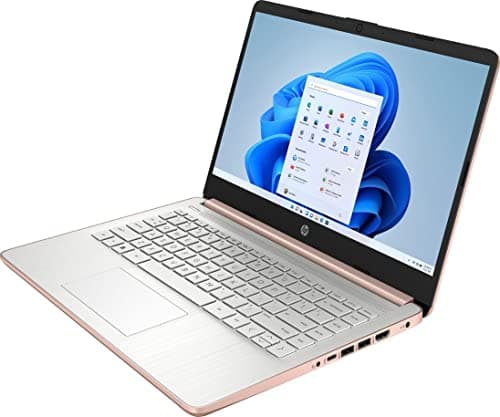 HP 14 Premium HD Portable Laptop Computer Students Business, Quad-Core Intel Celeron Processor, 16GB RAM, 256GB Storage(128GB eMMC+ 128GB Ghost Manta SD Card), 1 Year Office 365, HDMI, Win 11