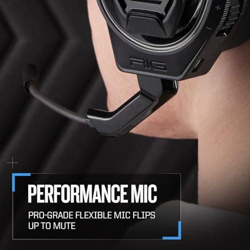 RIG 800 PRO HS Wireless Gaming Headset & Multi-Function Base Station for PlayStation PS4, PS5, PC, USB - 24 Hour Battery (NOT Compatible with Xbox)
