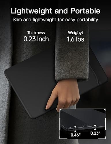 Portable 2K 144Hz Monitor, 16" 2560x1600 QHD Gaming HDR FreeSync, Ultra Slim Travel Screen w/Kickstand & Speaker for Laptop Switch Xbox PS5/4