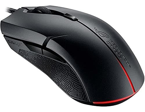 ASUS Ambidextrous Optical Gaming Mouse - ROG Strix Evolve | Wired Gaming Mouse for PC | 7200 DPI, Omron Switches | 4 Customizable Ergonomic Styles | Aura Sync RGB, Armoury II