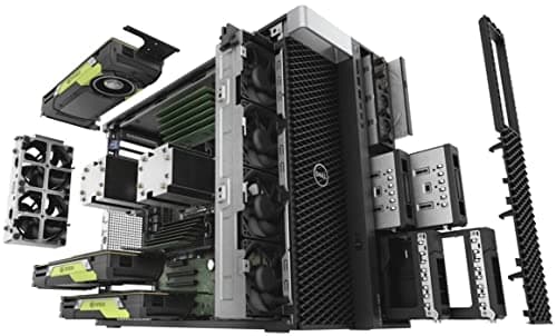 PCSP Precision 7920 Tower Workstation, VR CG AI 4K Editing Rendering, 2X Intel Xeon Gold 6148 up to 3.7GHz (40-Cores), 192GB DDR4, 1TB SSD + 4TB HDD, Quadro P4000 8GB, Windows 11 Pro (Renewed)