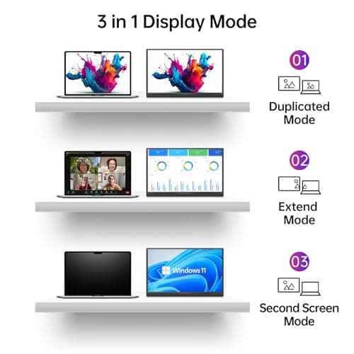 Yxk Portable Monitor 15.6 Inch 1080P USB-C HDMI Ultra-Slim Travel Monitor with Kickstand, for Laptop, PC, Mac Phone, PS, Xbox, Swich IPS Ultra-Thin Zero Frame Gaming