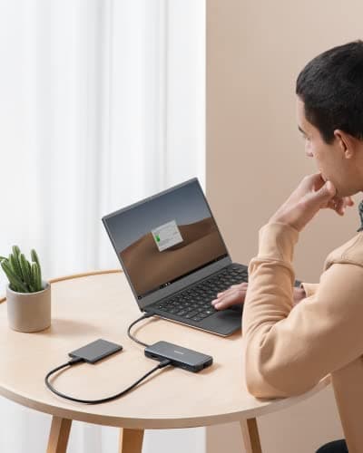 Anker 555 USB-C Hub (8-in-1), with 85W Power Delivery, 4K 60Hz HDMI Port, 10Gbps USB C and 2 A Data Ports, Ethernet microSD SD Card Reader, for MacBook Pro More