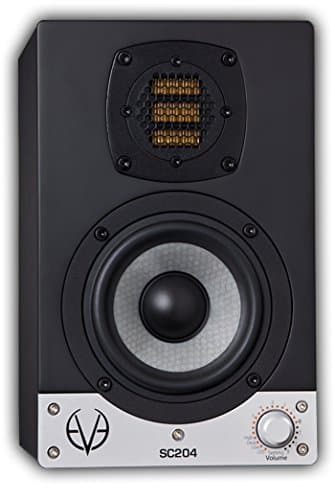 EVE AUDIO SC204 Active 2-Way Nearfield Studio Monitor with Compact Design, 4-Inch SilverCone Woofer, and Accurate Signal Reproduction