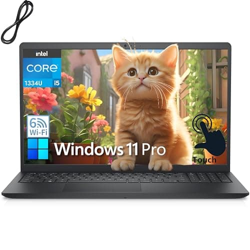 Dell Inspiron 15 15.6" Touchscreen Laptop Computer for Student Study and Business, 13th Gen Intel 10-Core i5-1334U (Beat i7-1250U), 32GB DDR4 RAM, 1TB PCIe SSD, FHD, WiFi6, Windows 11 Pro, USB C Hub